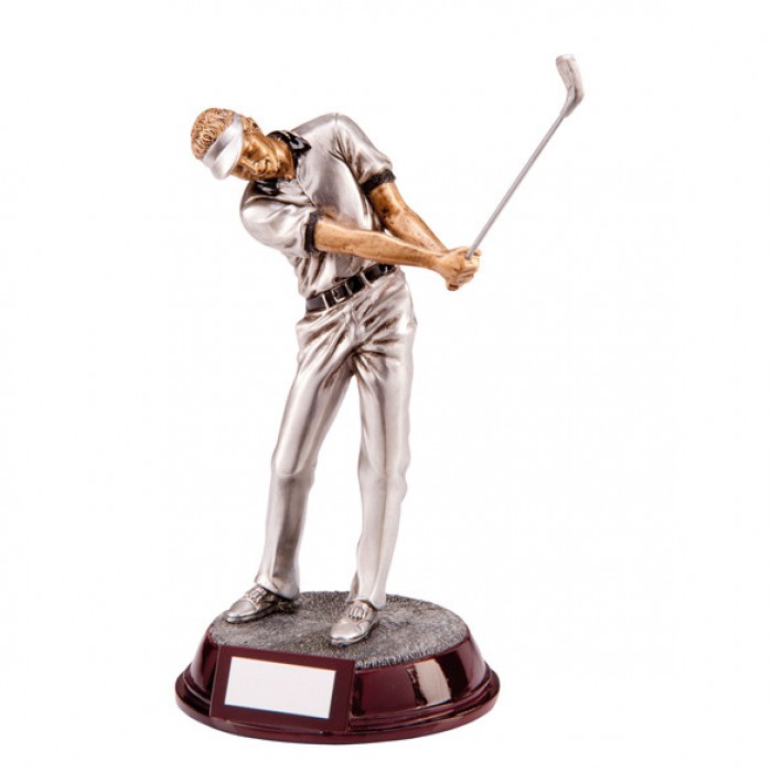 THE AUGUSTA MALE GOLF FIGURE AWARD - 3 SIZES - 15.5CM TO 21.5CM